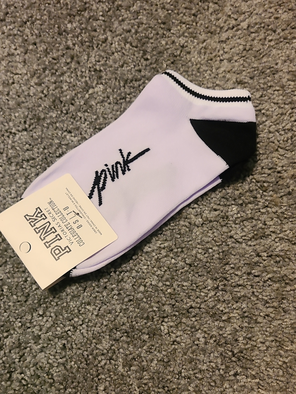 PINK Victoria's Secret Men's Low-Cut Lavender Ankle Socks